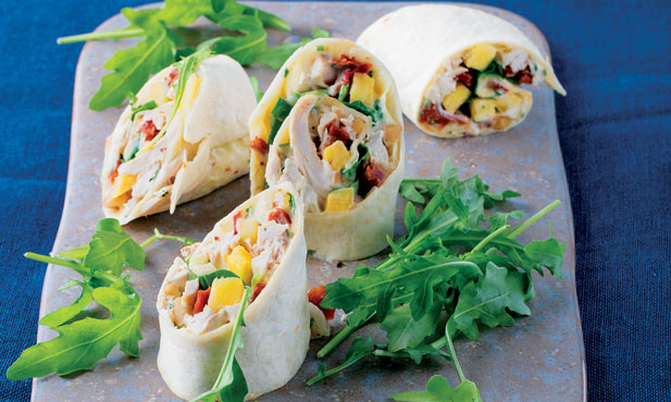 Wraps De Frango E Abacaxi