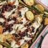 Filetes de pescada com batata assada