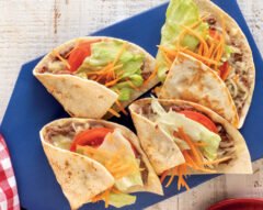 Wraps de carne picada