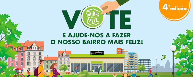 Até 26 de outubro vá à sua loja Pingo Doce e faça a diferença no seu bairro!