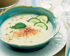 Sopa fria de pepino