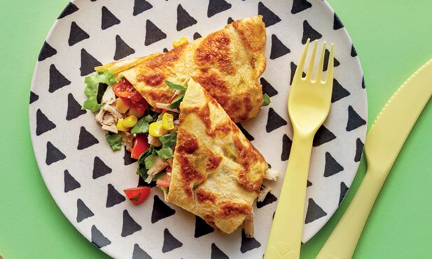 Omelete de frango