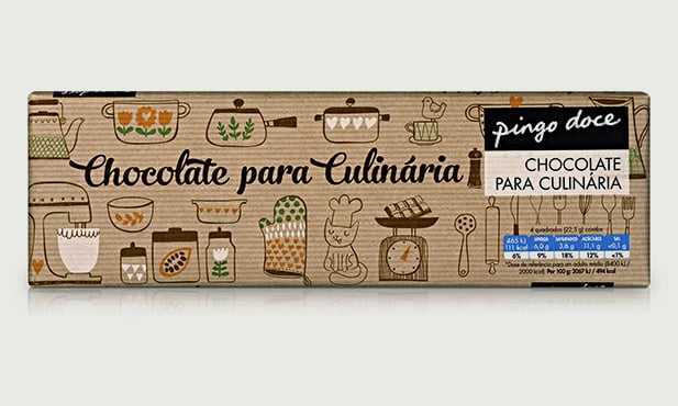 Chocolate Pingo Doce Culinaria 200g Produtos Pingo Doce