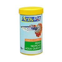 Alimento Completo para Peixes Tropicais Água Quente ActivPet 40 g