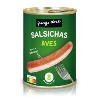 Salsichas de Aves Lata Pingo Doce 8 un