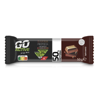 Barra Proteica de Chocolate 50% Proteína Go Active 50g