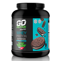 Proteína Whey Cookies & Cream Go Active 1 kg